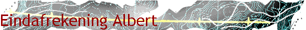 Eindafrekening Albert