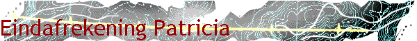 Eindafrekening Patricia