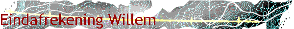 Eindafrekening Willem